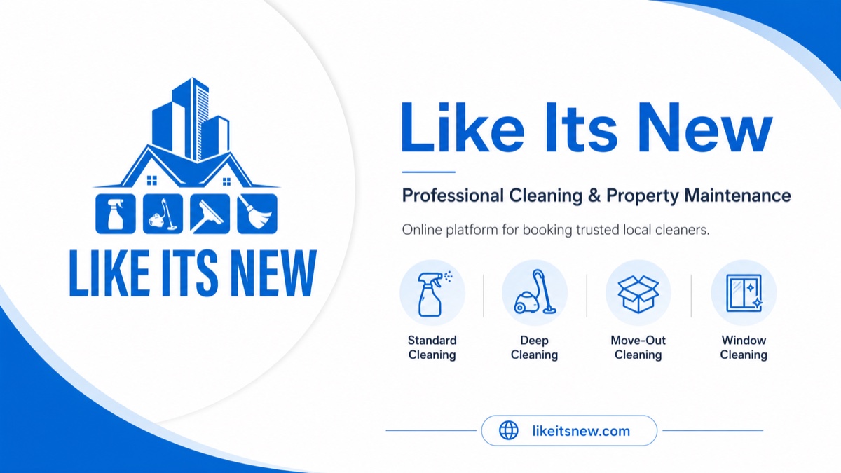LikeItsNew — cleaning-services marketplace